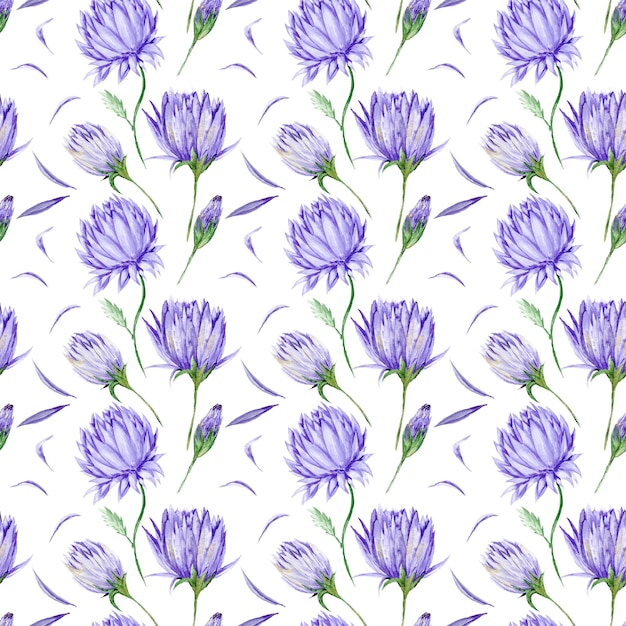 Foto violettes blumenmuster