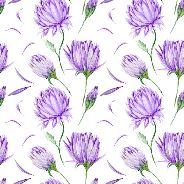 Foto violettes blumenmuster