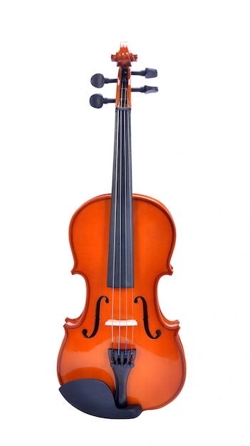 Violín en blanco