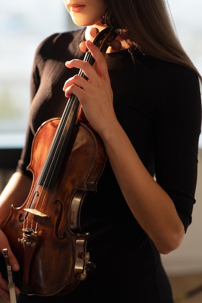 Violinistenporträt professionelle Instrumentenmusik