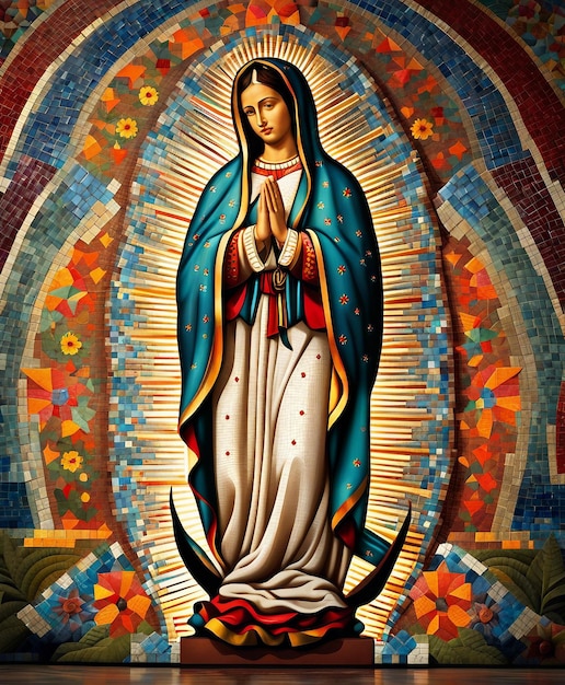 Foto virgen de guadalupe basílica de guadalupe peregrinación a la basílica celebración religiosa mexicana