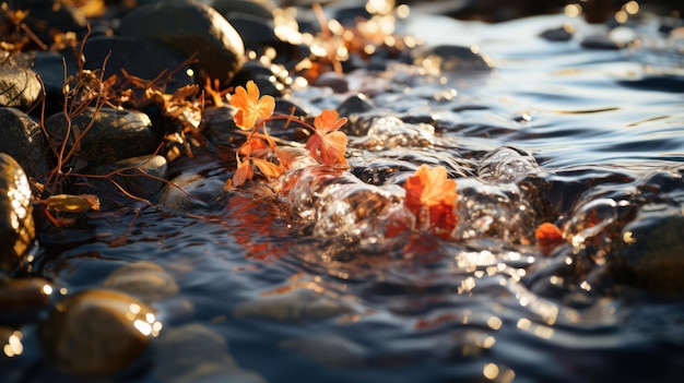 Virgin River HD 8K Wallpaper Stock Fotobild