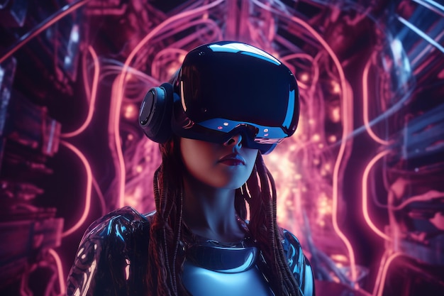 Virtual-Reality-Gaming-App Spielen Sie digitale Generate Ai