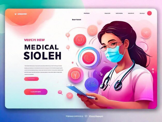 Virtual Reality Isometric Concept Augmented Reality Landing Page Template with Glasses and Character Website Layout Fácil de editar e personalizar ilustração vetorial