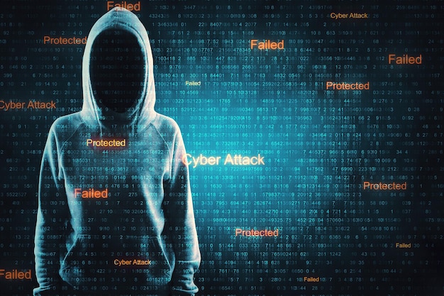 Virusangriff und Phishing-Konzept