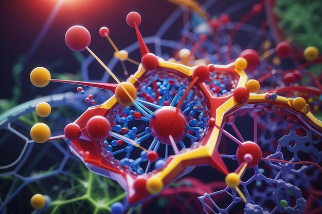 Viruszellen, die einen DNA-Strang angreifen