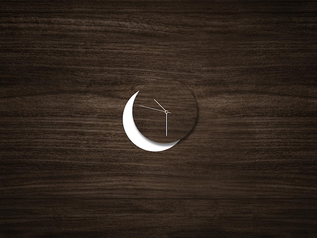 Visão da lua para as celebrações do Eid Eid islâmico ou fundo do Ramadã