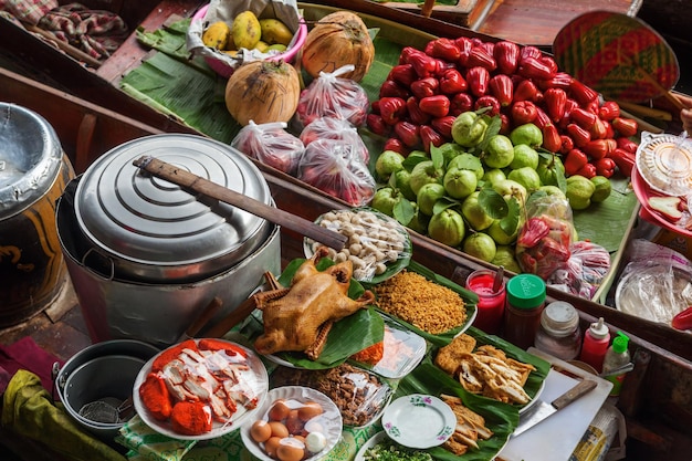 Foto visão de alto ângulo dos alimentos