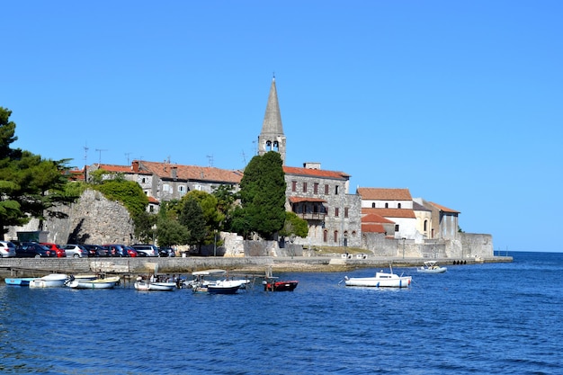 Visão do mar de Porec Croácia