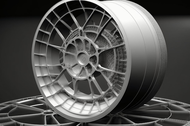 Visão isométrica direita Von Mises engine análise de elementos finitos