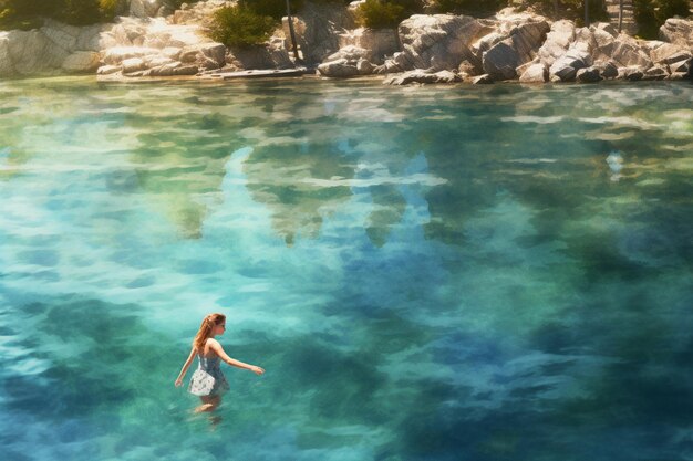 Visão superior acessórios de praia fundo azul de verão imagem de alta qualidade em fundo branco