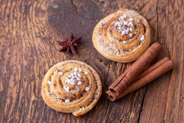 Foto visión en ángulo alto de las galletas