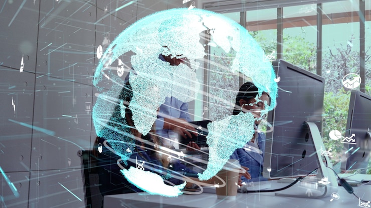 Foto visión conceptual de la gente de negocios en la reunión de personal corporativo