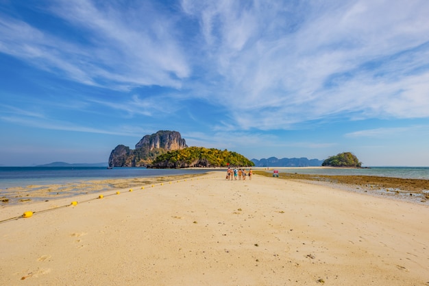 Visión general de Koh Poda y las islas cercanas