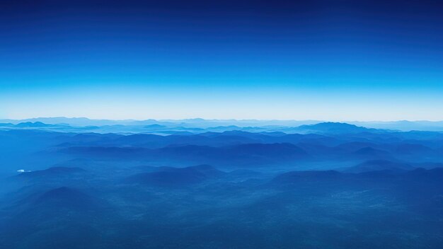 Vista aérea desde un avión sobre suaves nubes blancas