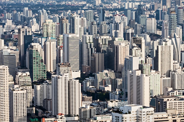 Vista aérea de Bangkok