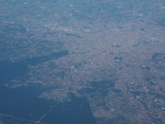 Vista aérea de Bélgica