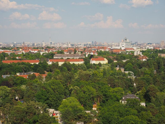 Vista aérea, de, berlín