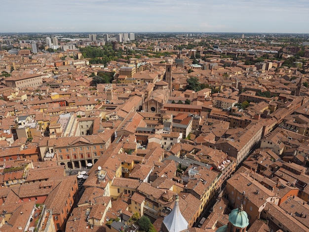 Vista aérea de Bolonia