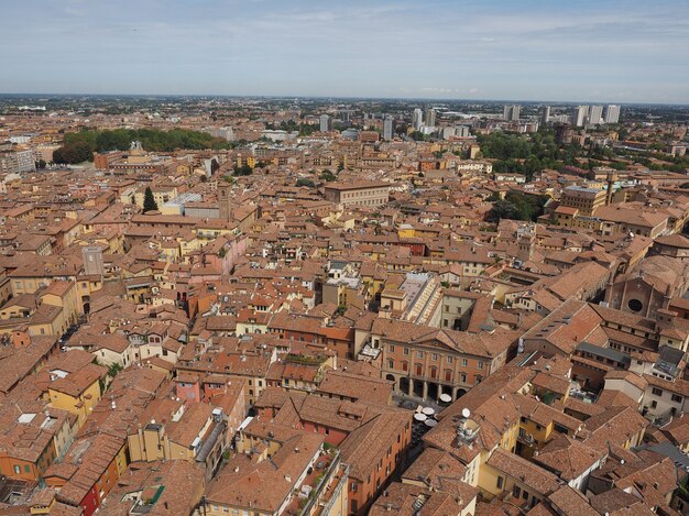 Vista aérea de Bolonia