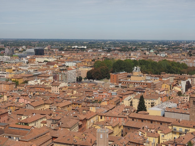 Vista aérea de Bolonia