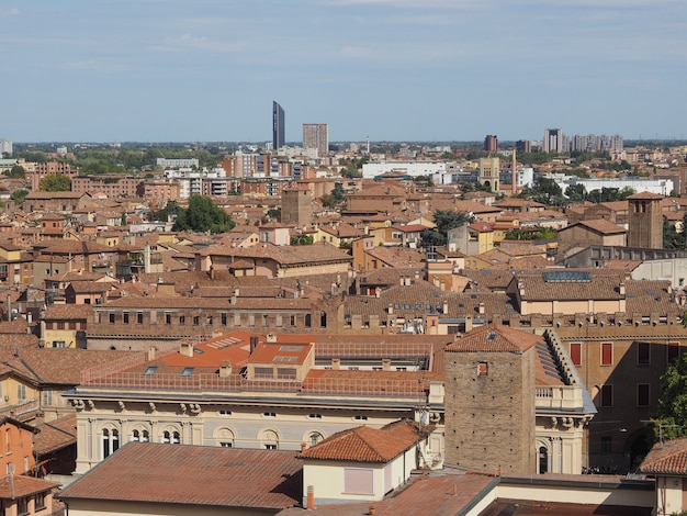 Vista aérea de Bolonia