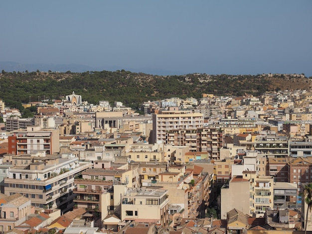 Vista aérea de Cagliari