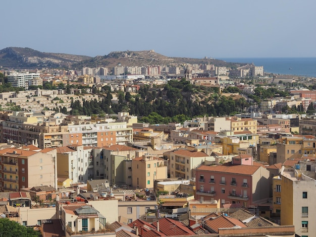 Vista aérea de Cagliari