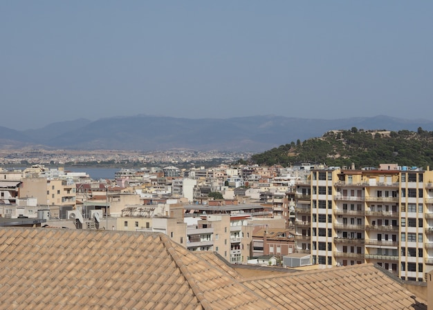 Vista aérea de Cagliari