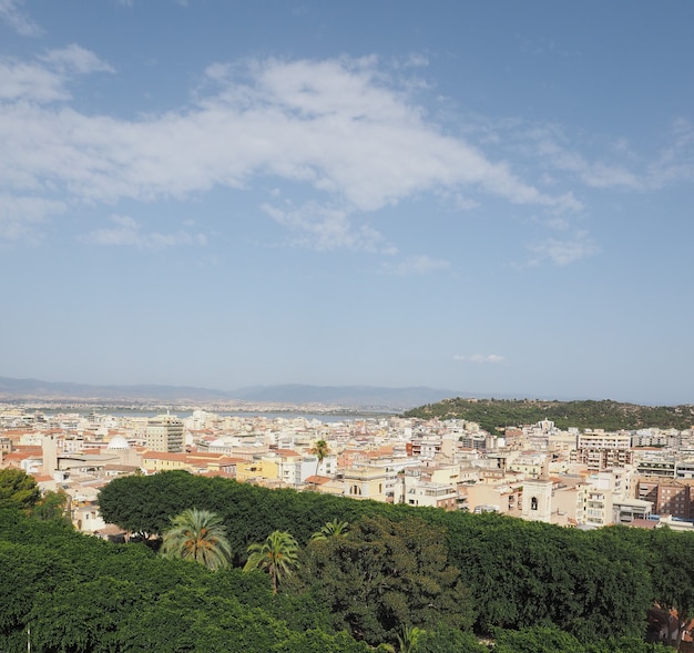 Vista aérea de Cagliari