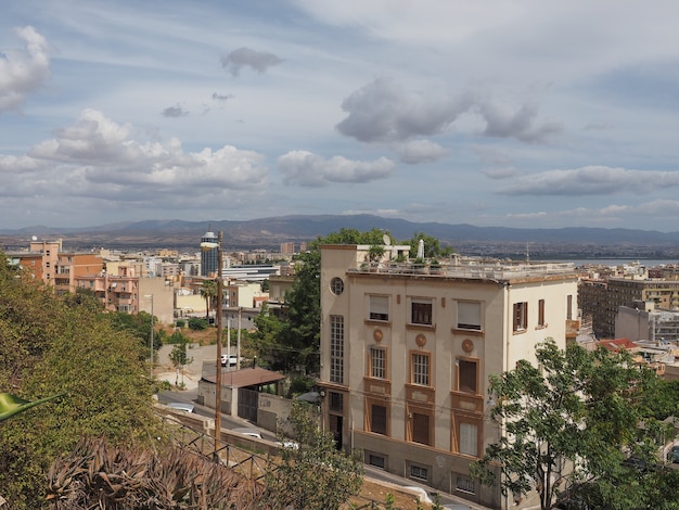 Vista aérea de Cagliari