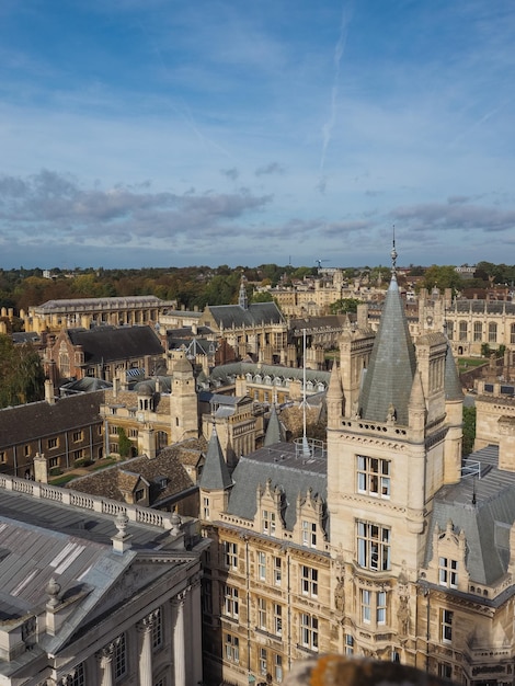 vista aérea de cambridge