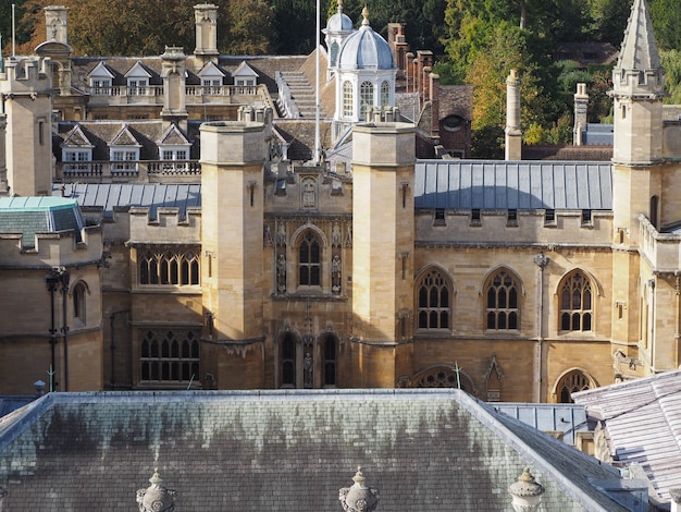 Vista aérea de Cambridge