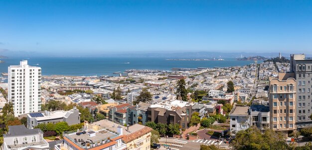 Vista aérea del centro de san francisco