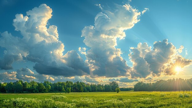 Vista aérea del cielo y las nubes