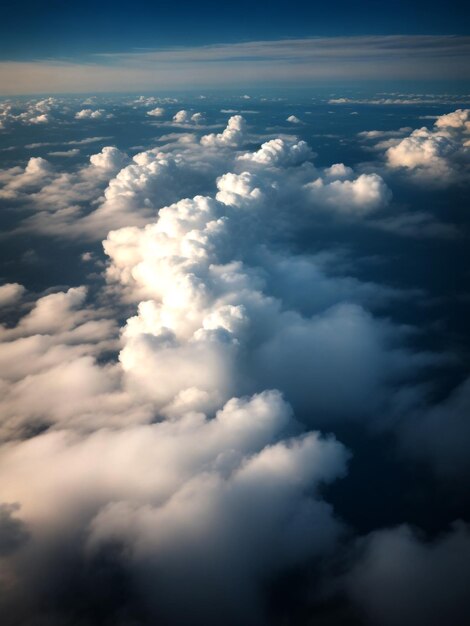 Vista aérea del cielo