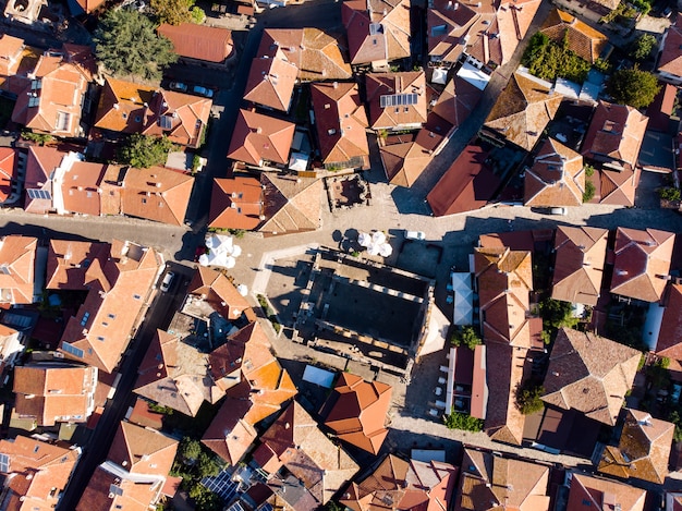 Vista aérea de la ciudad búlgara de Nessebar