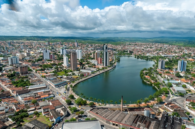 Vista aérea de la ciudad de Campina Grande Paraiba Brasil