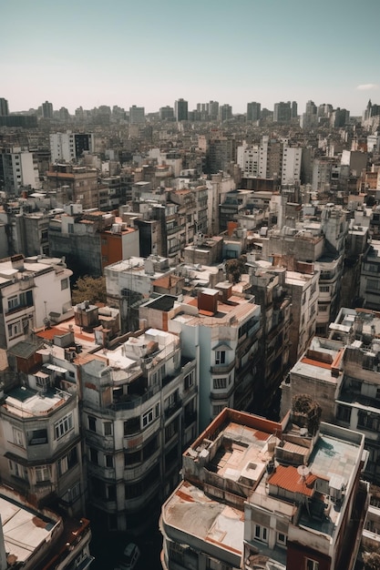 Vista aérea de la ciudad de Cartagena Colombia generativa ai