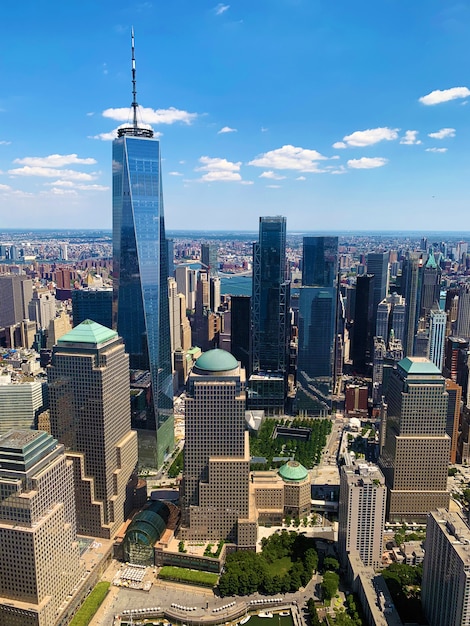 Vista aérea de la ciudad de Nueva York