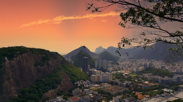 Vista aérea de la ciudad de Río de Janeiro Brasil