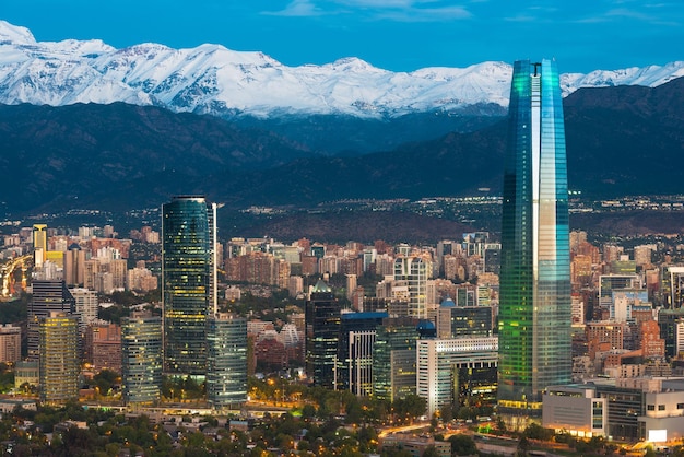 Foto vista aérea de una ciudad