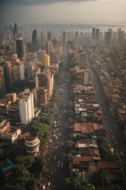 Vista aérea de la ciudad