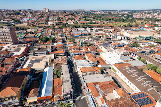 vista aérea de la ciudad