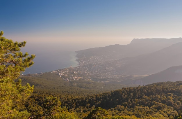 Vista aérea de Crimea