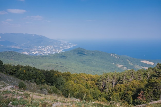 Vista aérea de Crimea