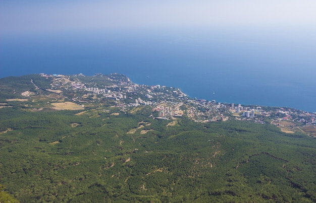 Vista aérea de Crimea