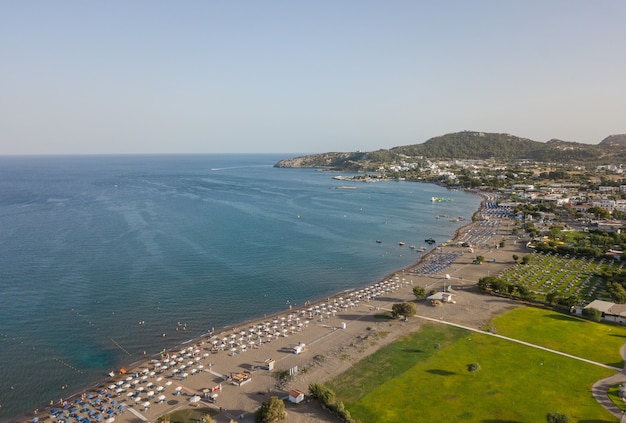 Vista aérea da área do resort, Faliraki, Grécia