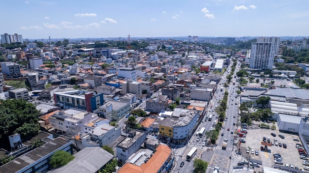 Vista aérea da cidade de Diadema São Paulo, Brasil