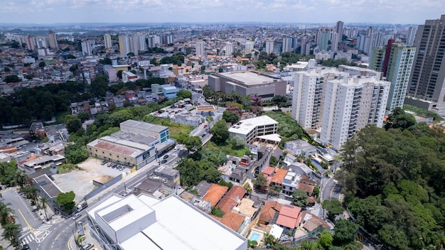Vista aérea da cidade de Diadema São Paulo, Brasil
